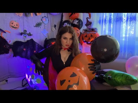 Roleplay ASMR | Dracula Kitty Pops All The Balloons To  Break A Curse 🎃 (Halloween Edition)