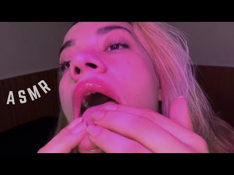 ASMR FAST makeup on you with saliva | spit painting + lens licking + roleplay + personal attention