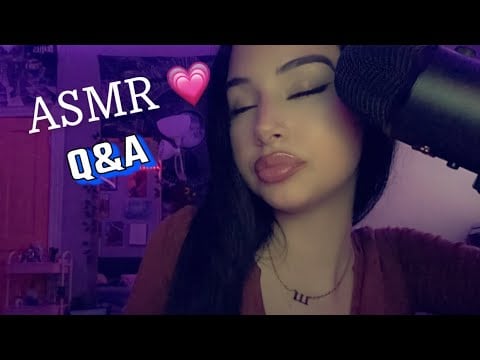 ASMR Q&A 🤍