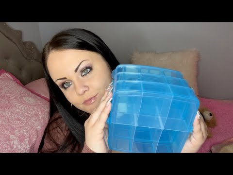 ASMR Random Haul of items part 1/2 (crinkling, tapping, scratching) *whispered*