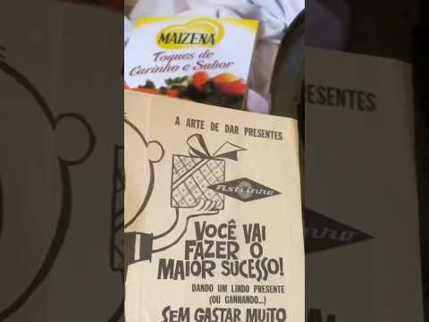 Livro vintage de receitas da vovó! Se inscreva para mais conteúdos!