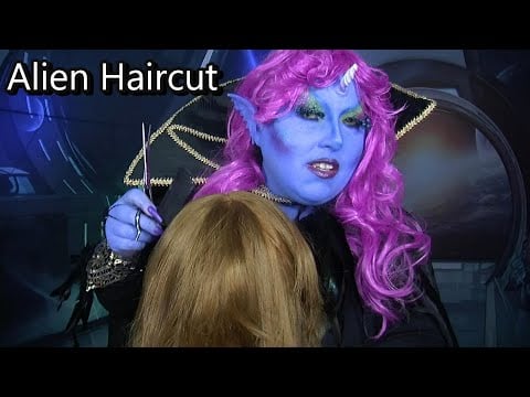 ASMR Hair Salon Roleplay (Haircut, Hair Brushing, Soft Spoken) Alien Haircut Roleplay