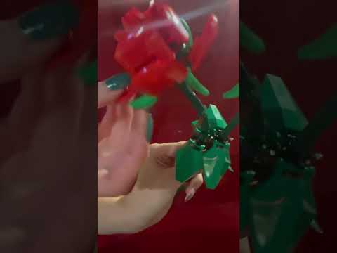 Long Nail Asmr ~ Lego Roses Tapping & Scratching #asmr #relax