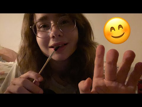 ASMR Spit Painting You:) || Lo-Fi, Lots Of Mouthsounds, Whispered