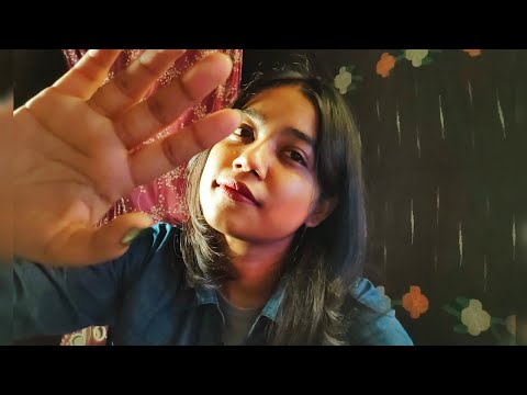 ASMR HINDI- Hypnotic Hand Movements + Stress Relieving Face Adjustments