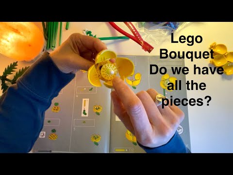 ASMR Lego Botanicals Flower Bouquet, Do We Have All the Pieces? ~ Soft Spoken Sorting, Counting