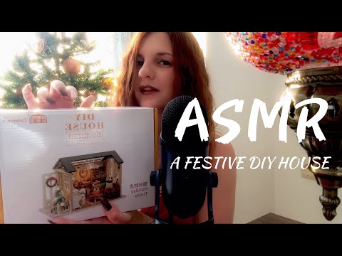 ASMR новогодняя распаковка 🎄 DIY рождественский домик