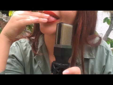 ASMR spit painting 🎨 your face