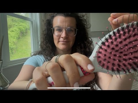 ASMR: MULTIPLE Hair Styles: Curling and Styling Your Hair  