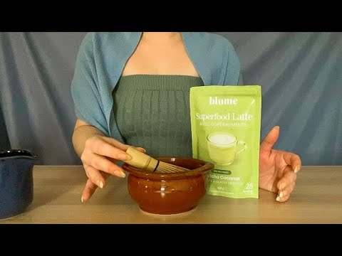 Making a matcha during a storm ⛈️ a relaxing ritual to ease your mind 🍵 ASMR