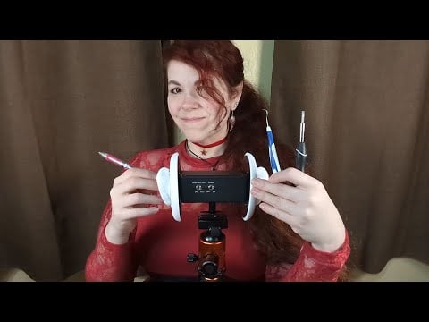 ASMR - ASMR - Ear Picking, Scalp Tweezing and Tape Sounds - Soft Spoken Rambling