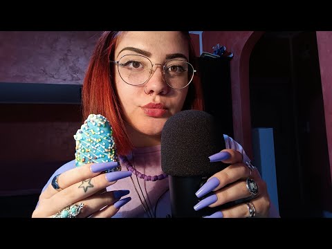 HAND MOVEMENTS & MOUTH SOUNDS 😴💜 | ASMR ITA