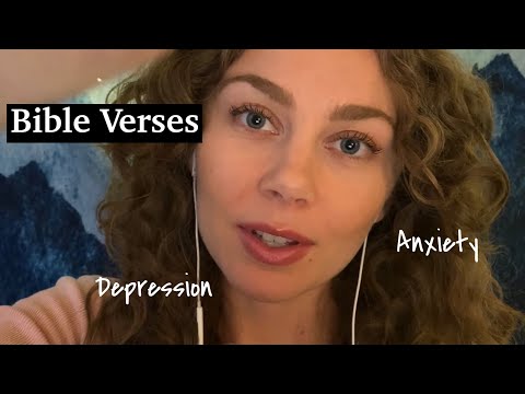 Christian ASMR Up Close Personal Attention | Bible Verses for Depression & Anxiety