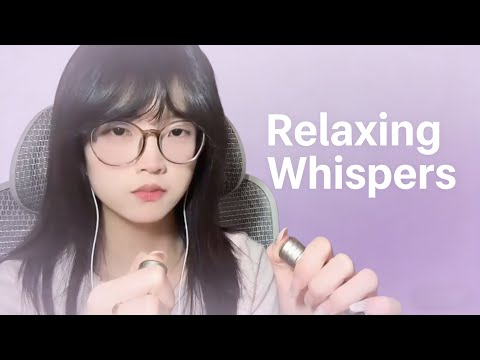 ASMR Whispers & Wet Sounds