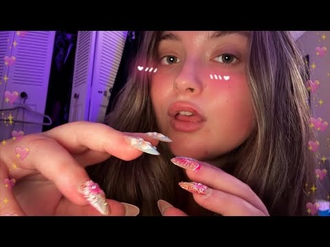 lofi anticipatory asmr~stuttering, pitch changing, mouth sounds, trigger words, lots of visuals 