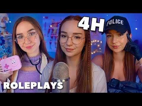 ASMR : TOUS MES ROLEPLAYS (4H sans pub) 