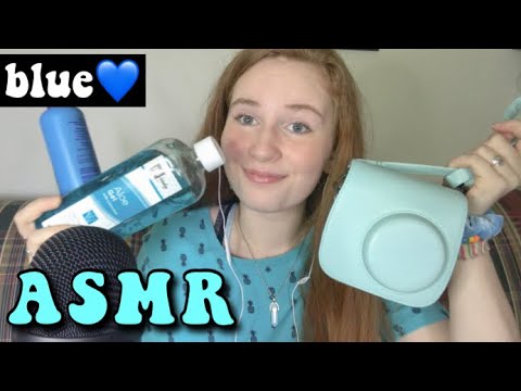 ASMR Blue triggers! 💙🐳🥶 (rainbow series)