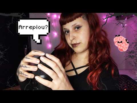 ASMR 99% das pessoas sentirão ARREPIOS com essa MASSAGEM no CÉREBRO 💆🏻‍♀️🧠