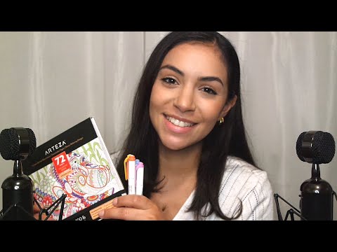 ASMR | Soft Spoken |  Relaxing Coloring and Facts about Birds 🦜