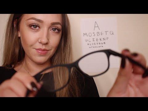 ASMR Eye Exam + Eyelash Removal Roleplay 👀