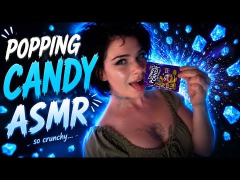 💤ASMR Popping Candy🍭 (Mouth Sounds, Kissing, etc.) 💋