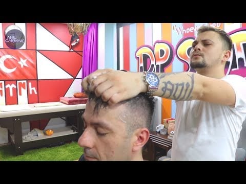 ASMR BARBER MASSAGE | ASMR TURKISH BARBER (asmr head massage, asmr ear massage)