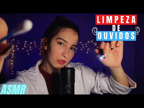 ASMR | LIMPEZA DE OUVIDO RELAXANTE