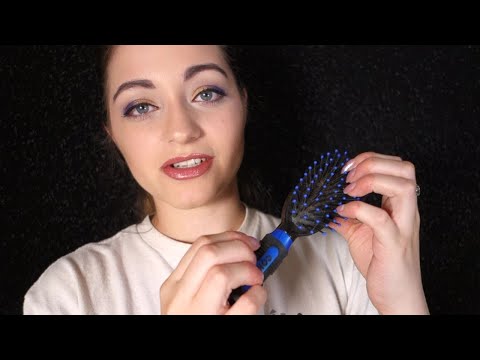 ASMR Head Massage & Hair Brushing