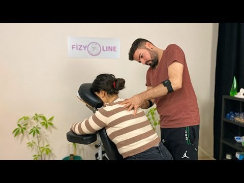 Asmr Female Massage - Chair Massage (asmr for fast sleep)