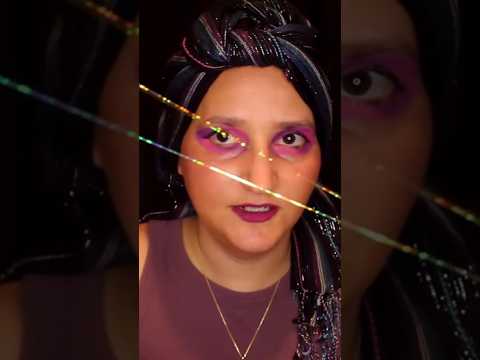 tying hair tinsel #tinsel #hairtinsel #personalattention #asmrvideos