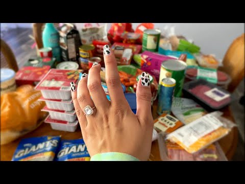 ASMR| LoFi GROCERY HAUL🥑🥞🫐