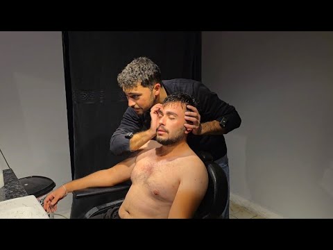 ASMR BODY MASSAGE / CHEST MASSAGE / SKIN CARE / HEAD MASSAGE