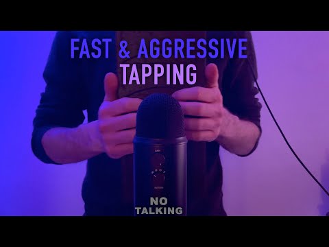 ASMR Fast & Aggressive Tapping | Tingly & Rhythmic | No Talking