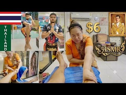 ASMR 😱 I Tried a Traditional Thai Foot Massage in Pattaya 🇹🇭 (Most Relaxing Experience Ever!)