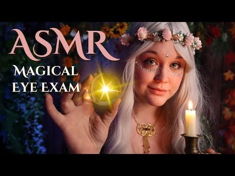 ASMR 🌙 Elf Healer Eye Exam (Soft-Spoken) Vision Healing, Light Triggers & Personal Attention