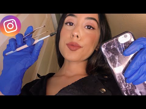 ASMR Popular IG Lash Salon - Doing your Eyelash Extensions roleplay (closeup & soft spoken)