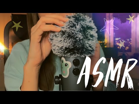 ASMR Массаж Мозга / 3 Пушистых Ветрозащиты Без Слов