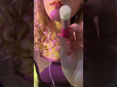 Face brushing ASMR #asmr #personalattention