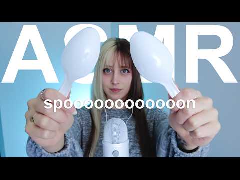 ASMR but it's just plastic spoons