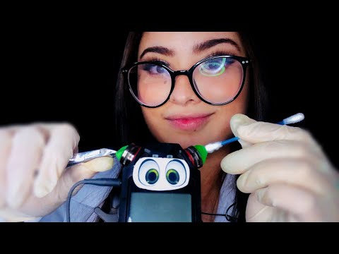 ASMR:LIMPANDO SEUS OUVIDOS 👂! [Tascam]