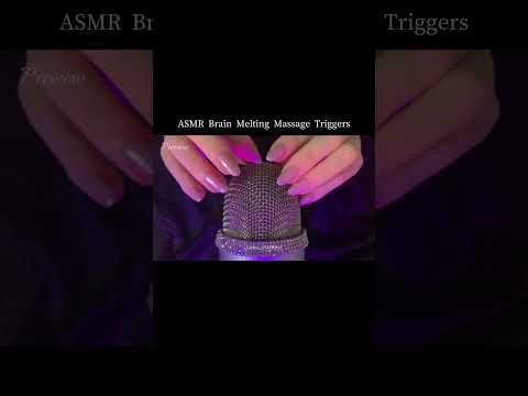 ASMR Brain Melting Massage Triggers✨for sleep😴 #asmr #tingly #relax