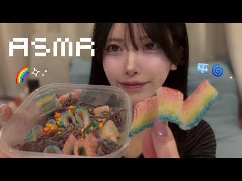 【ASMR】グミ凍らせてみた🧊🌀