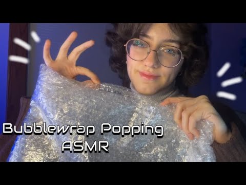 20+ minutes bubble wrap ASMR - Crunchy Fast Popping Sounds for Relaxation/Sleep! Little Talking~