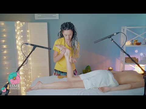 Harmonious ASMR Massage Using Whispered Tools