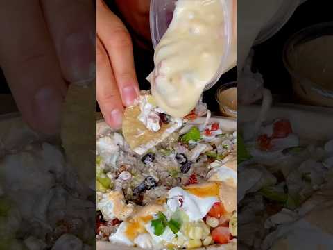 Would YOU take a BITE? #asmr #chipotle #food #shorts