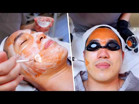 ASMR: Deep Cleansing, Acne Extraction, PDT Peel & Mask Application (No Talking)