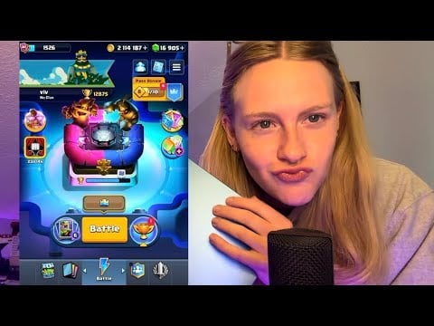 asmr clash royale 👾 (iPad triggers and whispers)