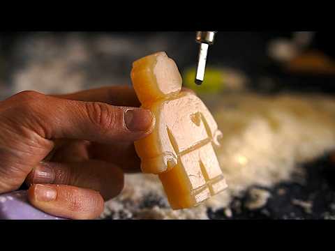ASMR Soap carving (Lego figure)