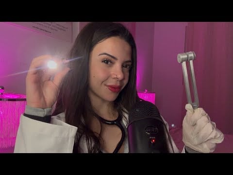 ASMR EXAMES DE NERVOS CRANIANOS 