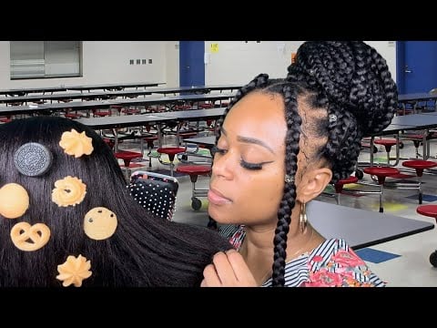 ASMR | 🍪 Girl Plays With Your Hair In School Cafeteria After Your Breakup 💔